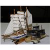 Image 1 : TWO HANDMADE SHIPS