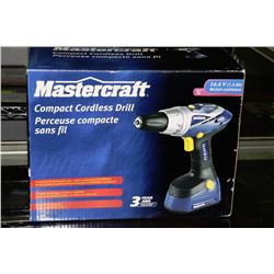 MASTERCRAFT COMPACT CORDLESS DRILL NEW IN BOX