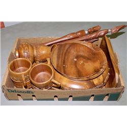 HANDMADE WOODEN BOWL SET