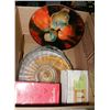 Image 1 : BOX OF ESTATE MISC INCLUDES SERVING DISHES