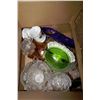 Image 1 : BOX OF ESTATE MISC. INCLUDES ASSORTED DISHES