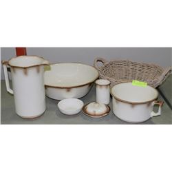 ESTATE NEWHALL HANLEY STAFFS BATHROOM BASIN JUG,