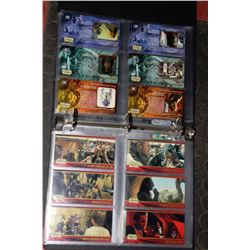 BINDER OF STAR WARS COLLECTOR CARDS