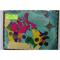 125TH ANNIVERSARY OF CONFEDERATION QUARTERS