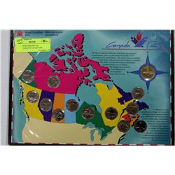 125TH ANNIVERSARY OF CONFEDERATION QUARTERS