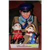 Image 1 : VINTAGE TALKING COP COOKIE JAR & TWO CERAMIC BOYS