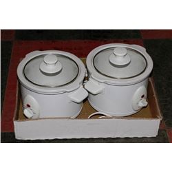 TWO SLOW COOKERS