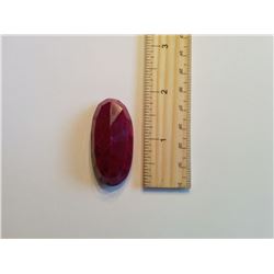 110CT NATURAL PIGEON BLOOD RED RUBY GEMSTONE