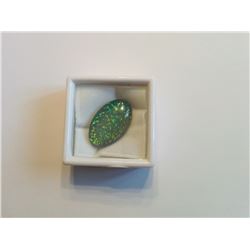 26CT AUSTRALIAN LAB CREATED FIRE DOUBLE OPAL