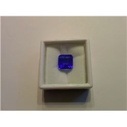 11.50 SQUARE CUT NATURAL BLUE TOPAZ