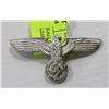 Image 1 : NAZI EAGLE ARMY HAT PIN MARKED "A" ON BACK