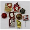 Image 1 : COLLECTION OF 10 RUSSIAN COMMUNIST PINS