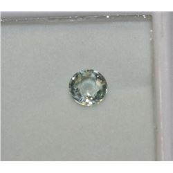 1.18CT DAZZLING SILVER GREEN NATURAL AQUAMARINE