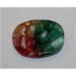 MULTI COLOR DRUZY AGATE GEMSTONE PENDANT BEAD