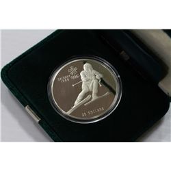 RCM 1988 CALGARY OLYMPIC 20$ SILVER COIN