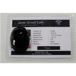 TOPAZ 101.65 CT HUE ENHANCED WITH COA