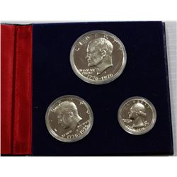 USA  BICENTENNIAL SILVER PROOF SET