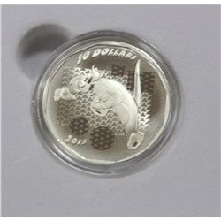 RCM 2015 10$ FINE SILVER COIN LOONEY TUNES