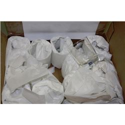 SET OF 9 MALERAS SMALL CRYSTAL TUMBLERS