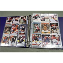 BINDER FULL OF ASSORTED COLLECTOR CARDS