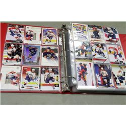 BINDER FULL OF ASSORTED COLLECTOR CARDS