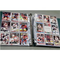 BINDER FULL OF ASSORTED COLLECTOR CARDS