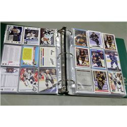 BINDER FULL OF ASSORTED COLLECTOR CARDS