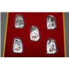 Image 1 : 5PC. ELECTROPLATED YEAR OF THE RABBIT COIN SET