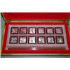 Image 1 : 12PC. ELECTROPLATED YEAR OF THE RABBIT COIN SET