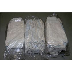 3 BUNDLES OF WORK GLOVES
