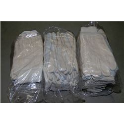 3 BUNDLES OF WORK GLOVES