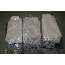 3 BUNDLES OF WORK GLOVES