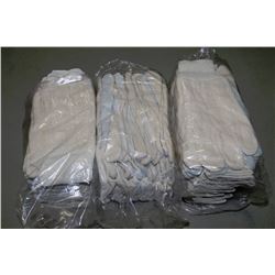 3 BUNDLES OF WORK GLOVES