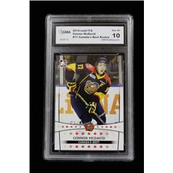 CONNOR MCDAVID #11 CANADA'S BEST ROOKIE GRADED 10