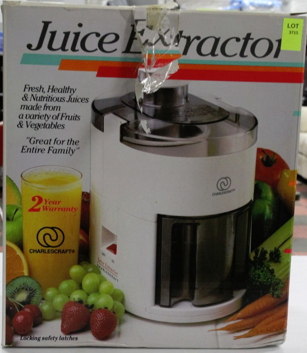 CHARLESCRAFT JUICE EXTRACTOR SLIGHTLY USED