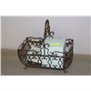 Image 1 : CAST IRON BASKET W/PARTYLITE WARMER AND 2 AROMA