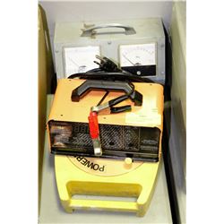 LOT OF 3 INCL. ELIMINATOR BATTERY CHARGER,