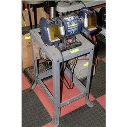 MASTERCRAFT 6" BENCH GRINDER WITH STAND