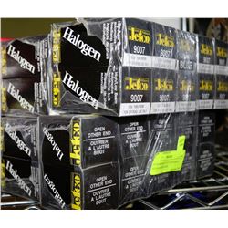 FOUR BUNDLES OF 10 OFF ROAD HEADLAMP BULBS