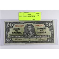 1937 TWENTY DOLLAR BANKNOTE