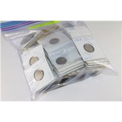 LARGE BAG OF ESTATE COINS INCLUDING EARLY CANADIAN