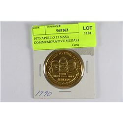 1970 APOLLO 13 NASA COMMEMORATIVE MEDALLION
