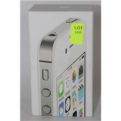 APPLE IPHONE 4S WITH BOX, CHARGER AND HEADPHONES