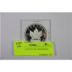 CANADA 1 OUNCE SILVER MAPLE COIN