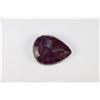 Image 1 : #8 NATURAL RED PEAR SHAPED RUBY - 156CT