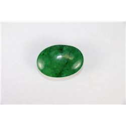 #3 NATURAL GREEN EMERALD CABOCHON - 112CT