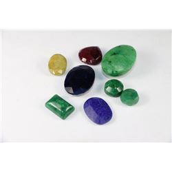 #10 ASSORTMENT OF NATURAL REDY RUBY, NATURAL BLUE