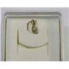 Image 1 : 14K GOLD CATS EYE PENDANT