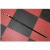Image 1 : 39" GENTLEMANS WALKING STICK WITH SILVER INLAY,