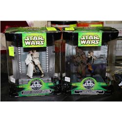 STAR WARS 25TH ANNIVERSARY COLLECTOR DOLLS X2